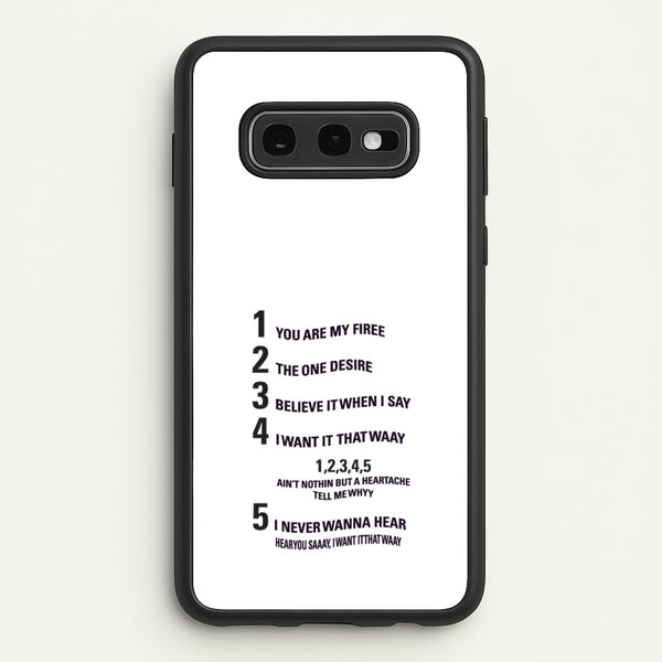 I Want It That Way - B99 - Brooklyn nine nine Phone Case for Galaxy S10e