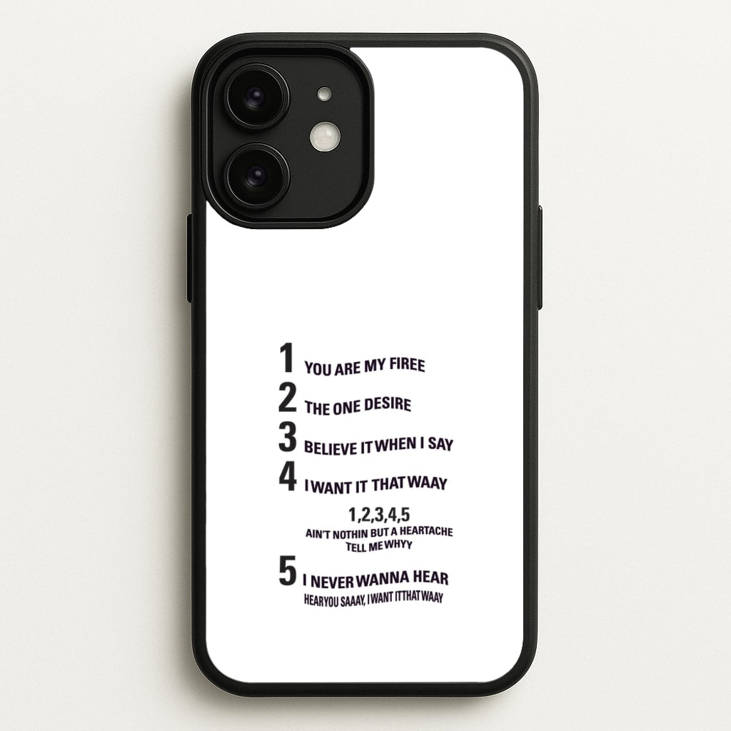 I Want It That Way - B99 - Brooklyn nine nine Phone Case for iPhone 11