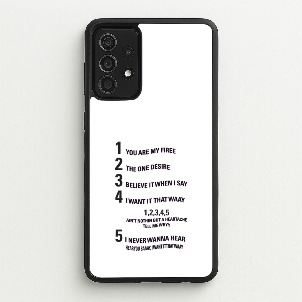 I Want It That Way - B99 - Brooklyn nine nine Phone Case for Galaxy A52 / A52s