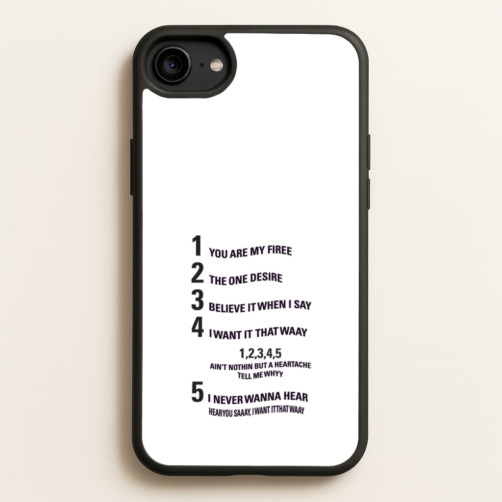 I Want It That Way - B99 - Brooklyn nine nine Phone Case for iPhone 6 / 7 / 8 / SE