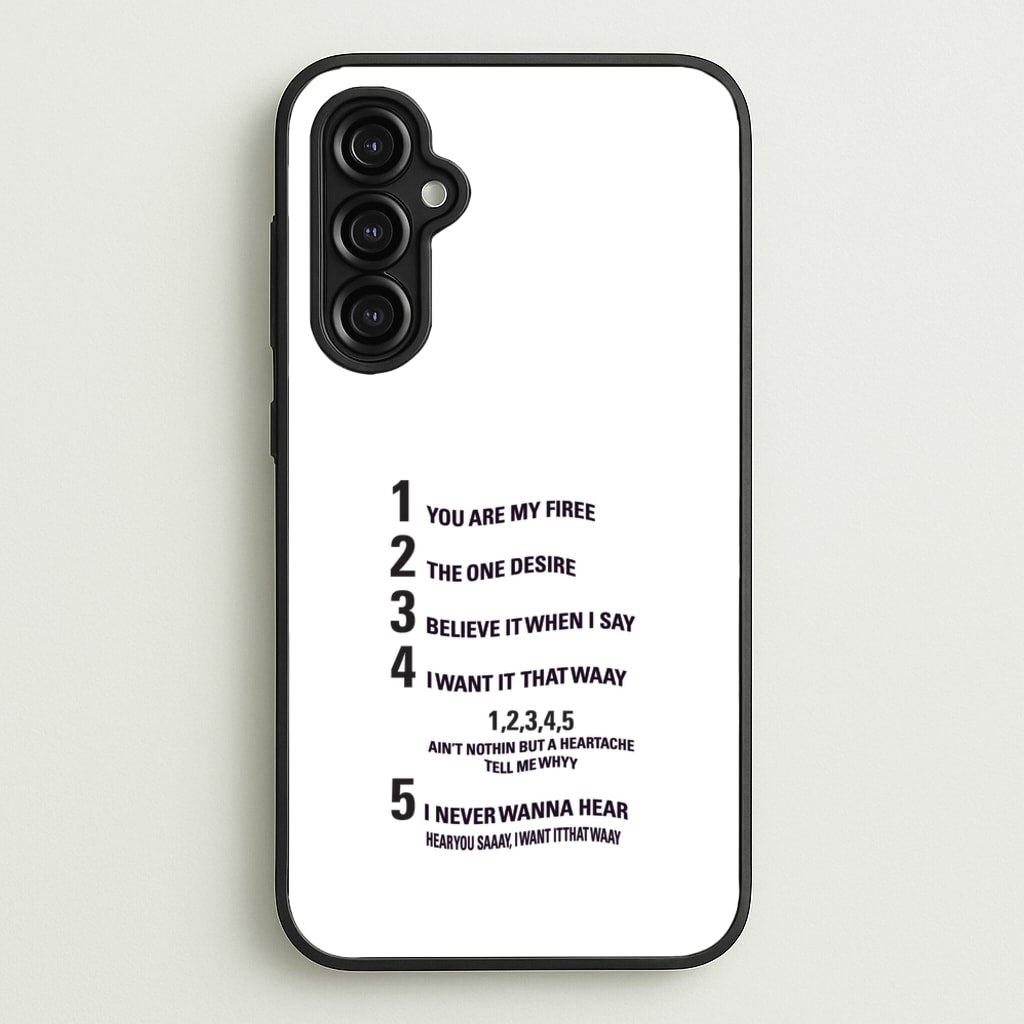 I Want It That Way - Brooklyn Nine-Nine - Brooklyn nine nine Phone Case for Galaxy A14