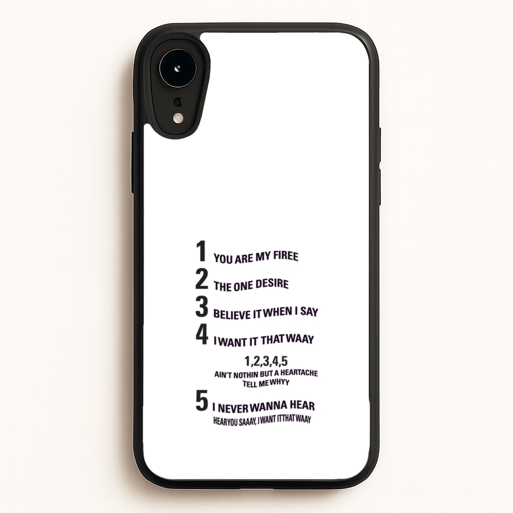 I Want It That Way - B99 - Brooklyn nine nine Phone Case for iPhone XR