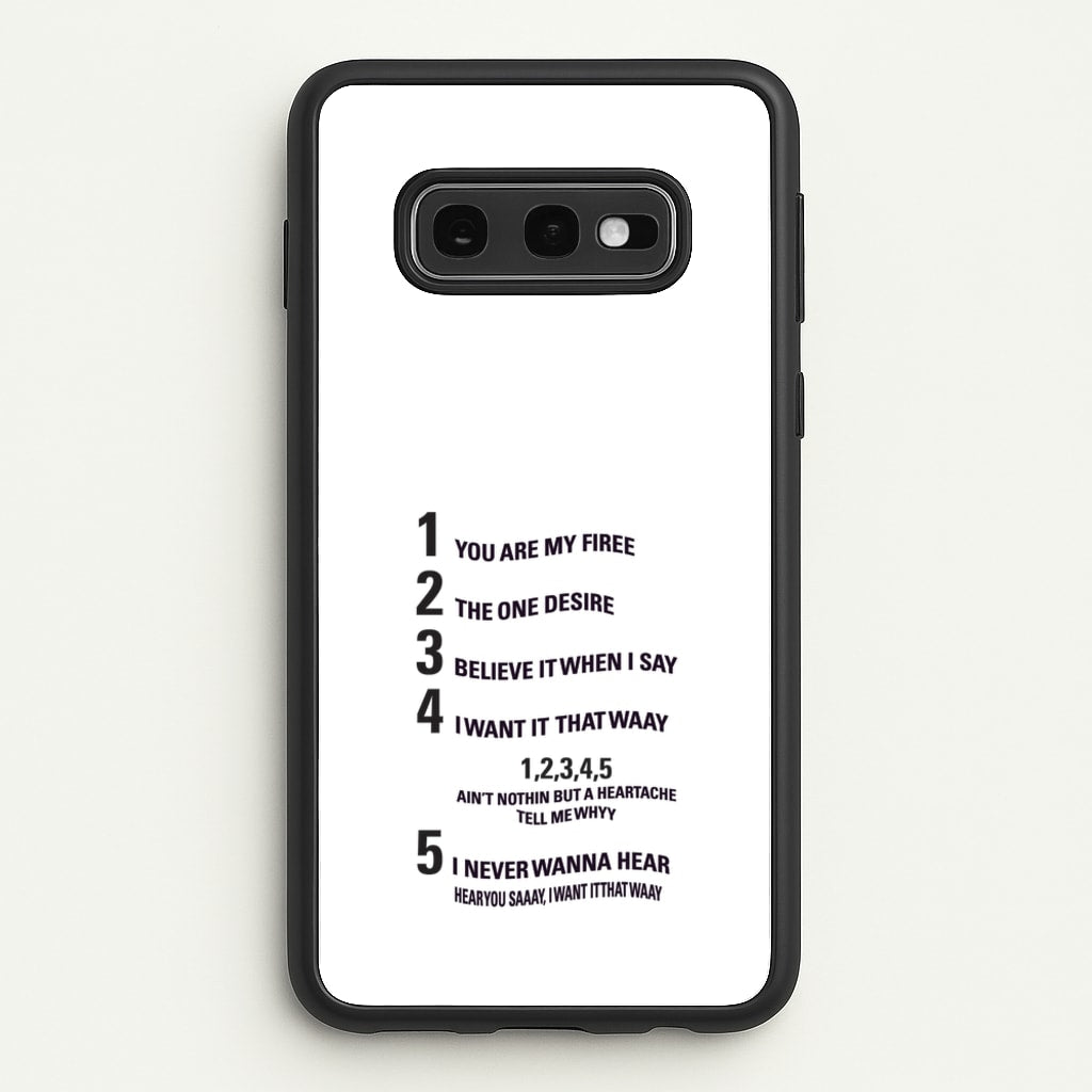 I Want It That Way - Brooklyn Nine-Nine - Brooklyn nine nine Phone Case for Galaxy S10e