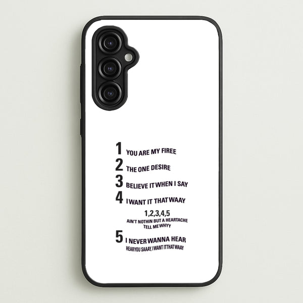 I Want It That Way - B99 - Brooklyn nine nine Phone Case for Galaxy A14