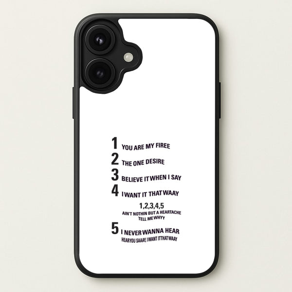 I Want It That Way - B99 Phone Case for iPhone 17