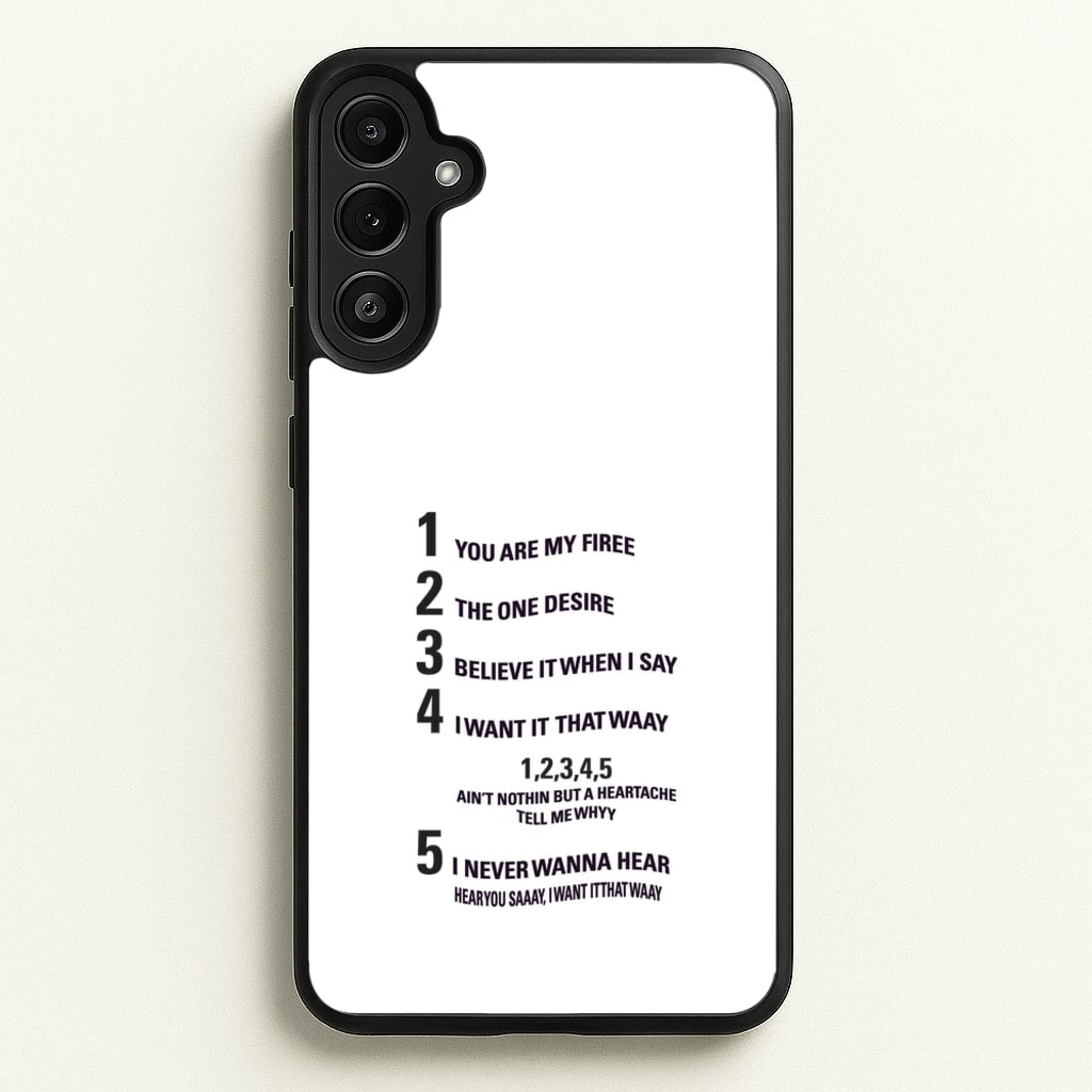 I Want It That Way - B99 - Brooklyn nine nine Phone Case for Galaxy A36