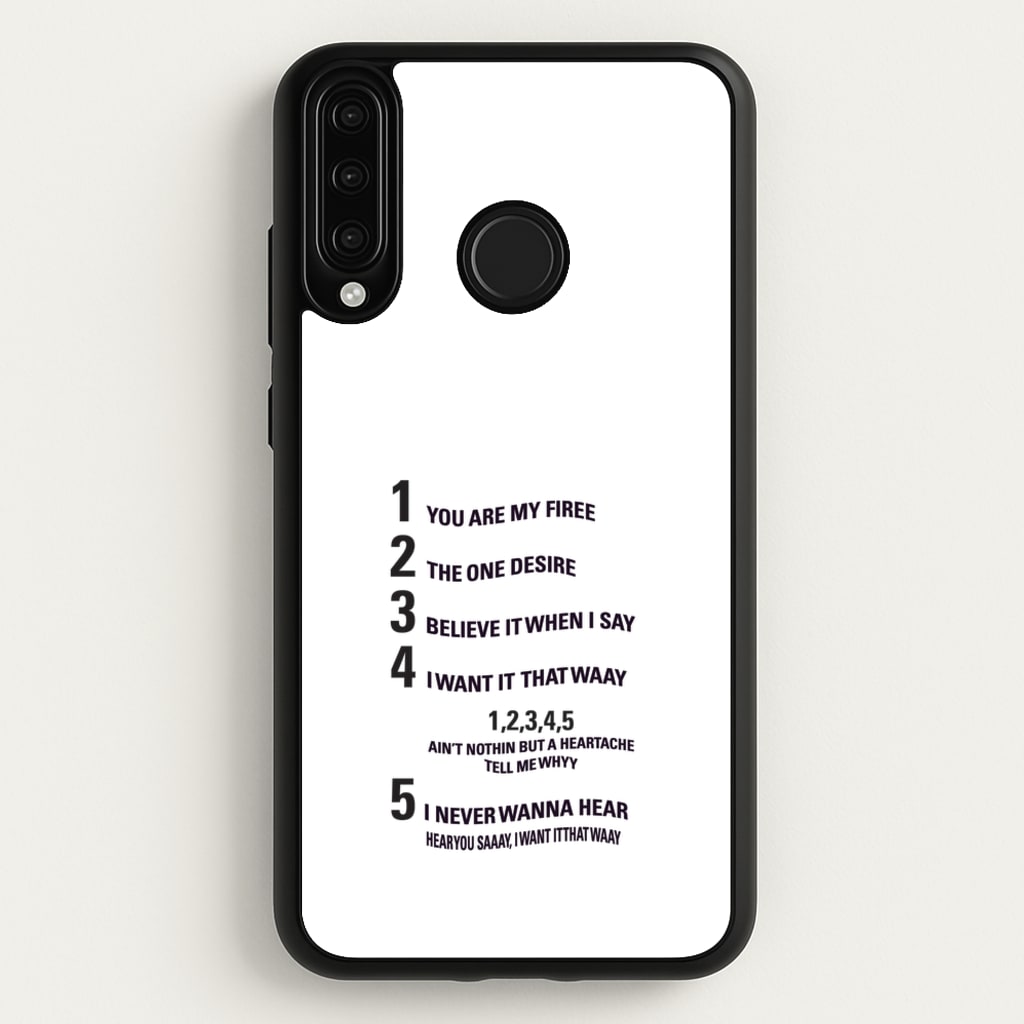 I Want It That Way - Brooklyn Nine-Nine - Brooklyn nine nine Phone Case for Huawei P30 Lite