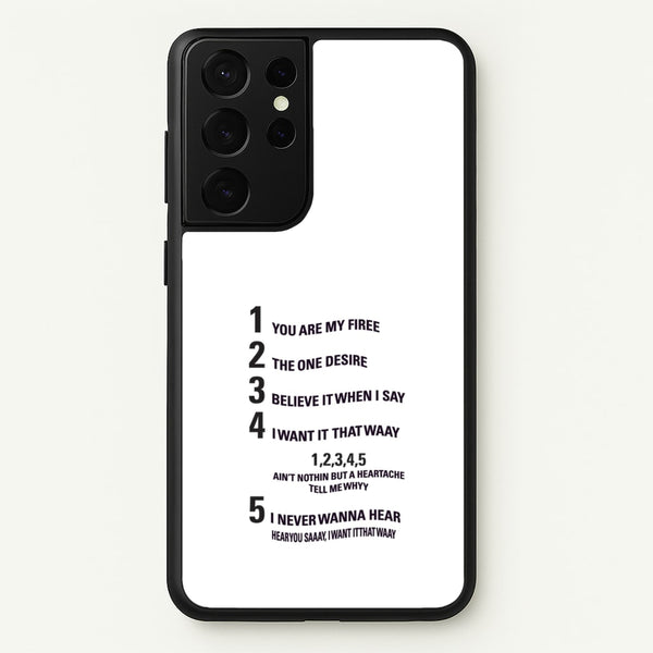 I Want It That Way - B99 - Brooklyn nine nine Phone Case for Galaxy S21 Ultra