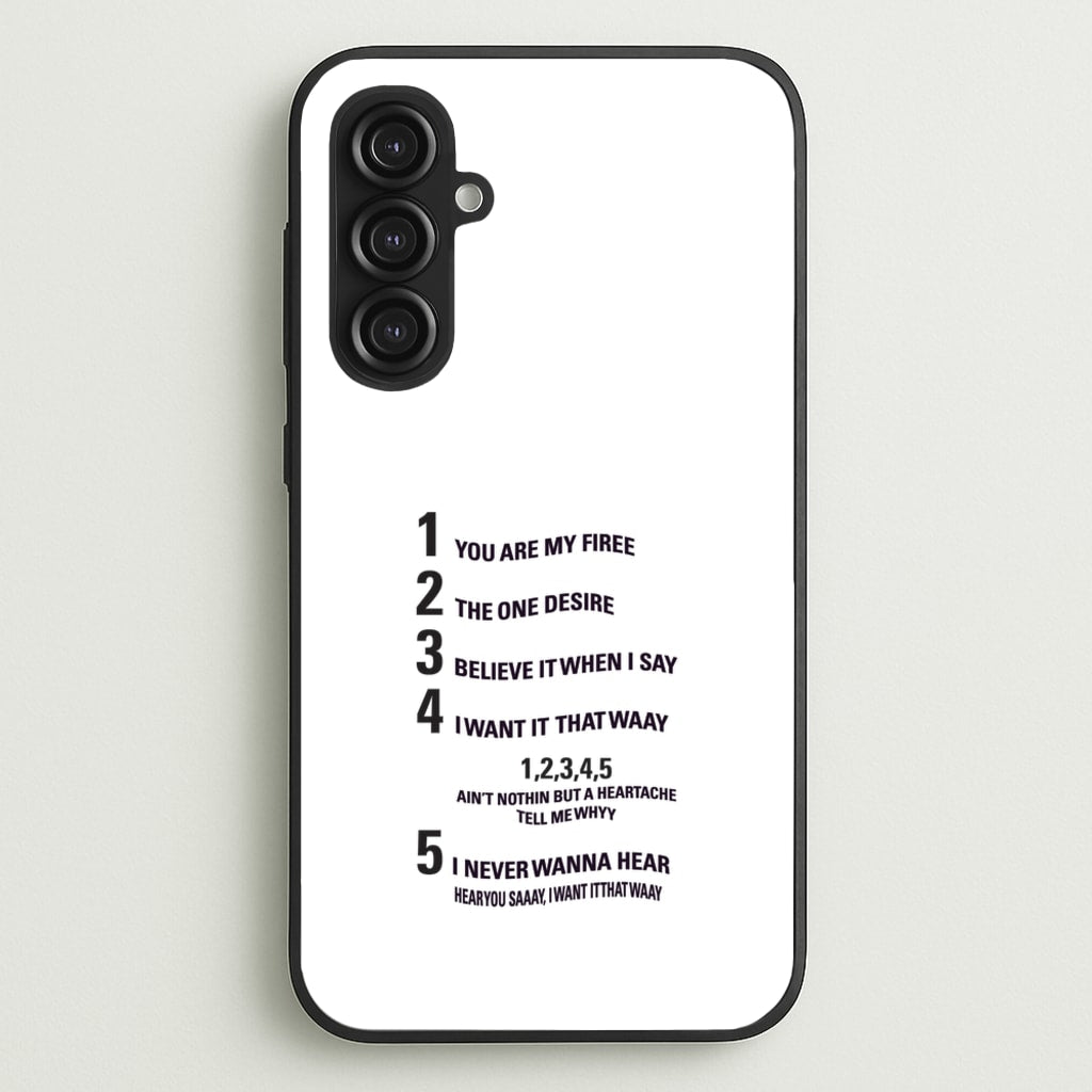I Want It That Way - B99 - Brooklyn nine nine Phone Case for Galaxy S23FE