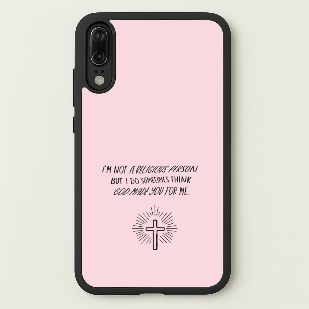 I'm Not A Religious Person - BookTok Phone Case for Huawei P20
