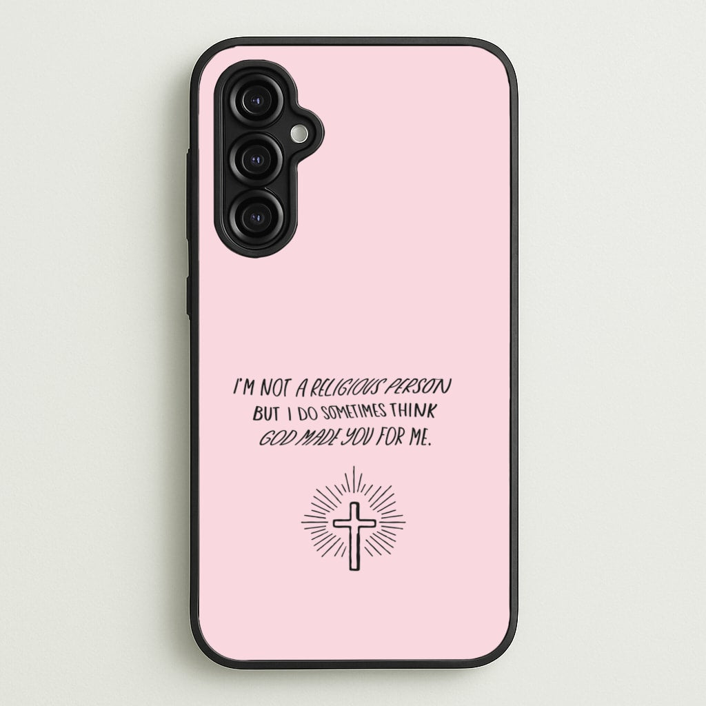 I'm Not A Religious Person - BookTok Phone Case for Galaxy A14
