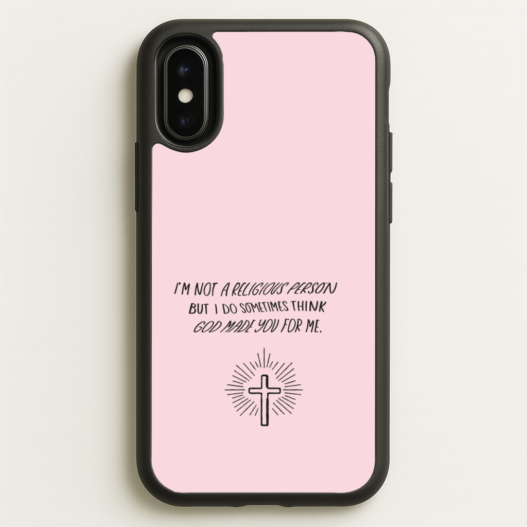 I'm Not A Religious Person - BookTok Phone Case for iPhone X / XS