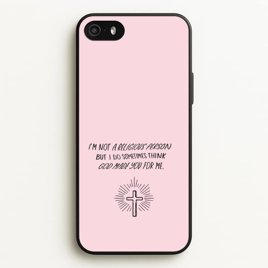 I'm Not A Religious Person - BookTok Phone Case for iPhone 5 / 5s / SE 2016
