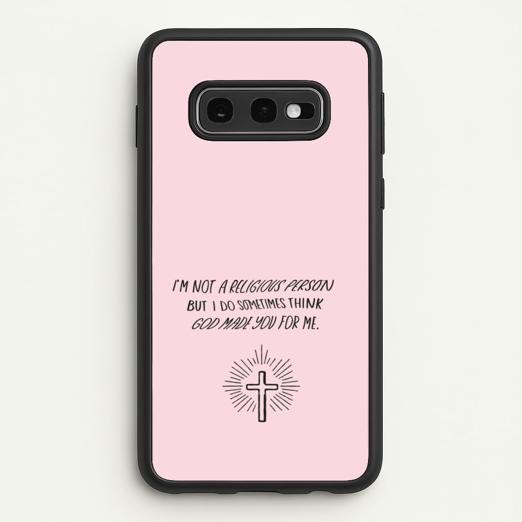 I'm Not A Religious Person - BookTok Phone Case for Galaxy S10e