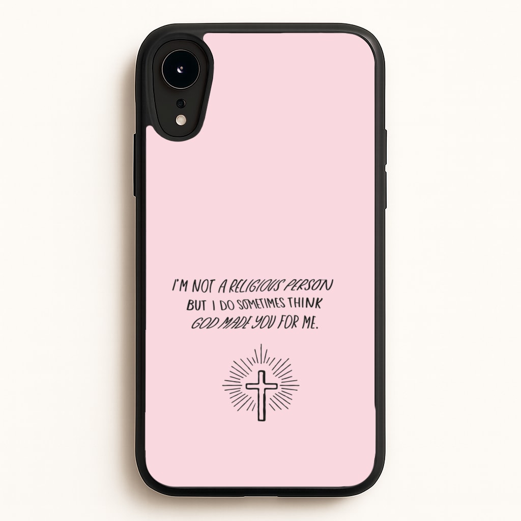I'm Not A Religious Person - BookTok Phone Case for iPhone XR