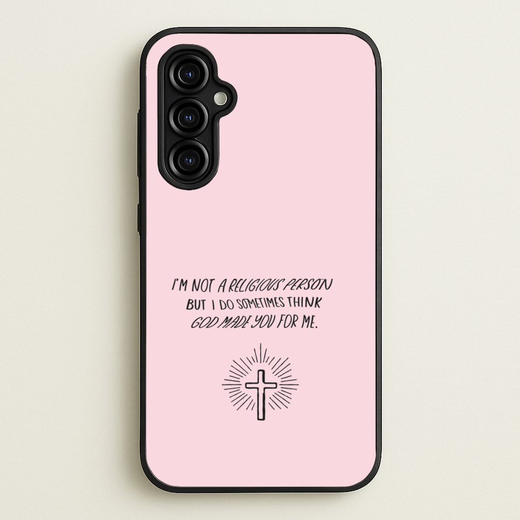 I'm Not A Religious Person - BookTok Phone Case for Galaxy A54