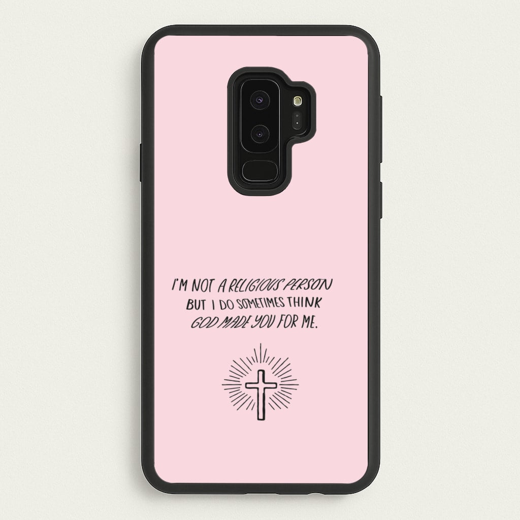 I'm Not A Religious Person - BookTok Phone Case for Galaxy S9 Plus