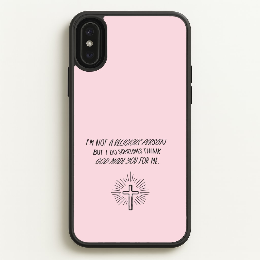 I'm Not A Religious Person - BookTok Phone Case for iPhone XS Max