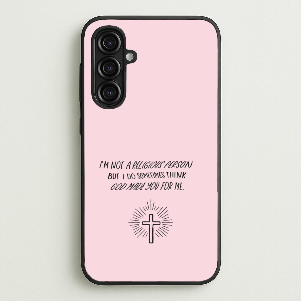 I'm Not A Religious Person - BookTok Phone Case for Galaxy A16