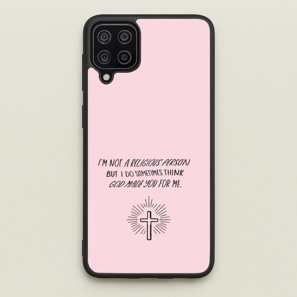 I'm Not A Religious Person - BookTok Phone Case for Galaxy A12
