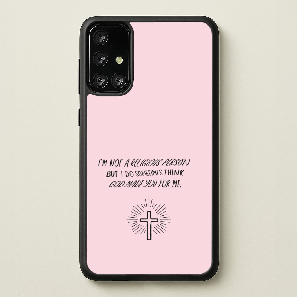 I'm Not A Religious Person - BookTok Phone Case for Galaxy A71