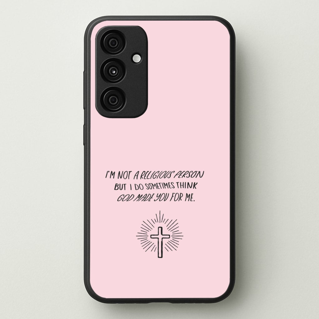 I'm Not A Religious Person - BookTok Phone Case for Galaxy A35