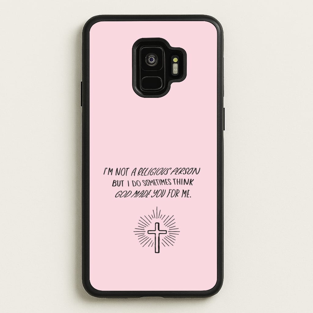 I'm Not A Religious Person - BookTok Phone Case for Galaxy S9