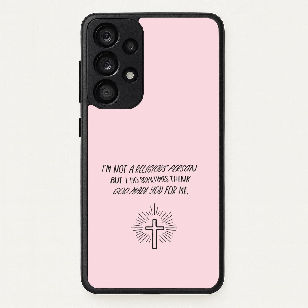 I'm Not A Religious Person - BookTok Phone Case for Galaxy A33