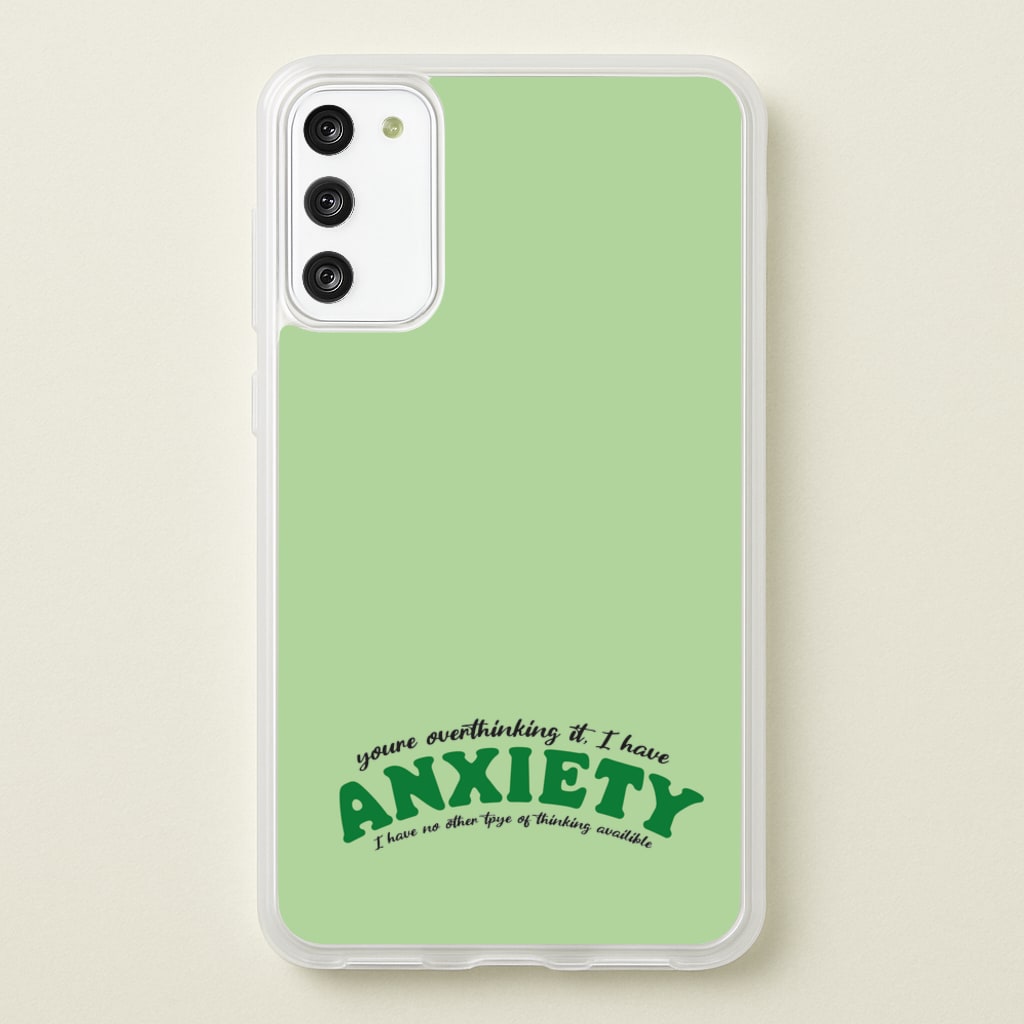 You're Overthinking It - BookTok Phone Case for Galaxy A41