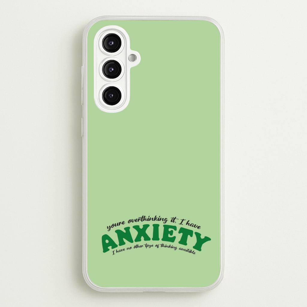 You're Overthinking It - BookTok Phone Case for Galaxy A16