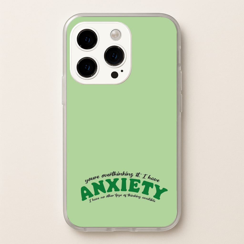 You're Overthinking It - BookTok Phone Case for iPhone 15 Pro