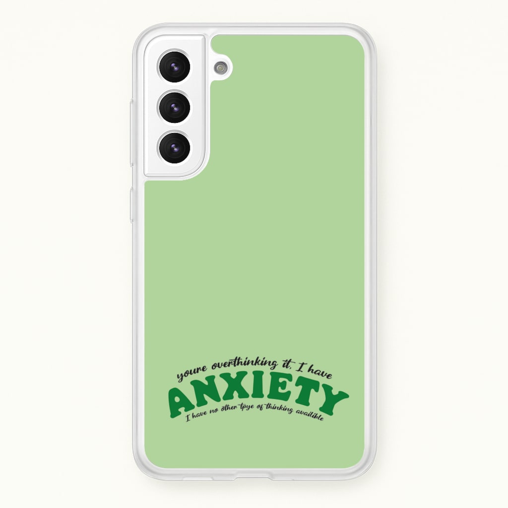You're Overthinking It - BookTok Phone Case for Galaxy S21 Plus