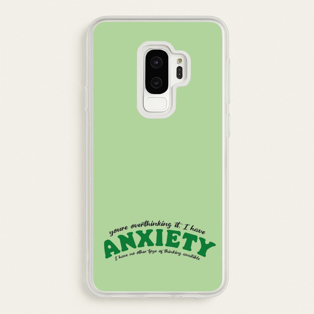 You're Overthinking It - BookTok Phone Case for Galaxy S9 Plus