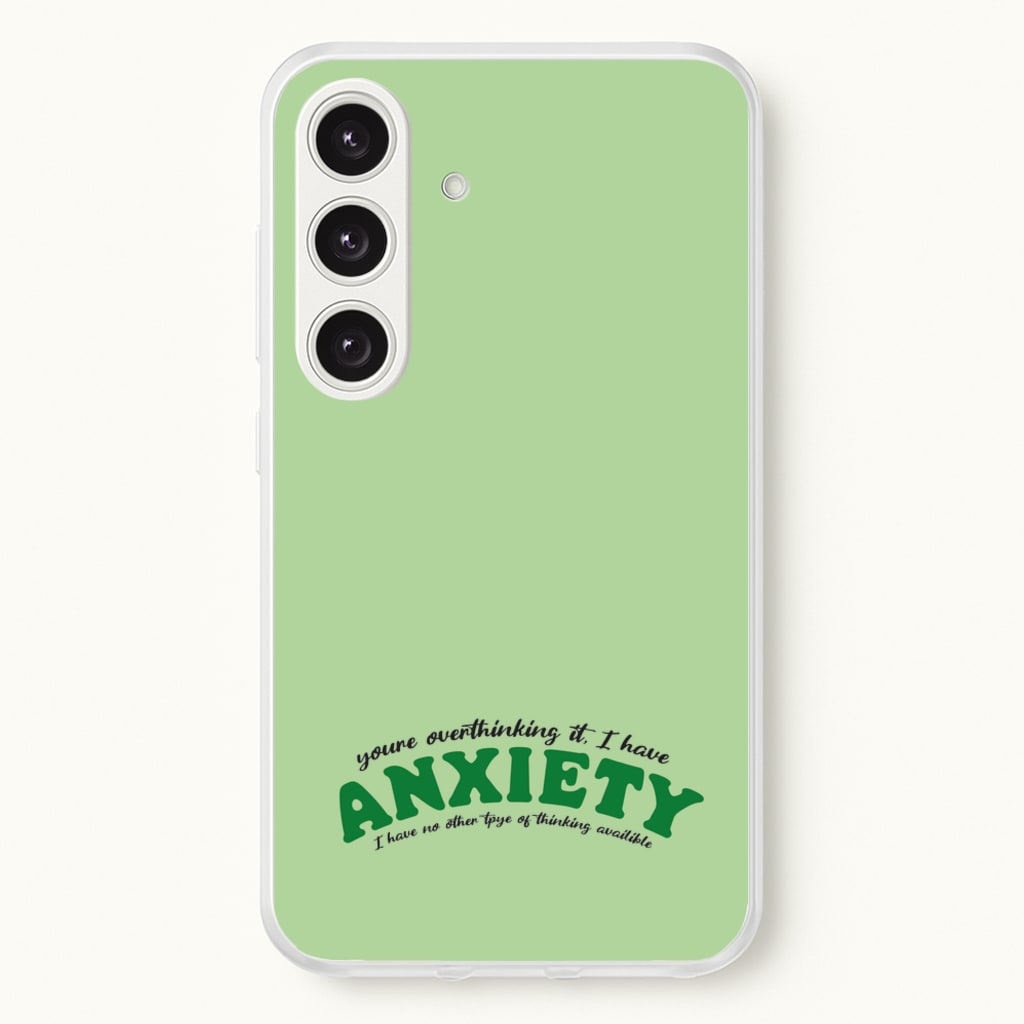 You're Overthinking It - BookTok Phone Case for Galaxy S25 Plus