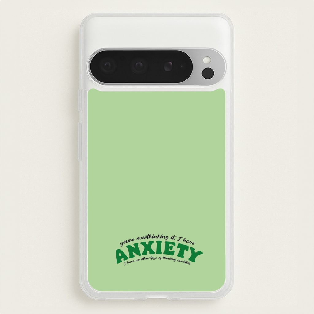 You're Overthinking It - BookTok Phone Case for Google Pixel 9 Pro XL