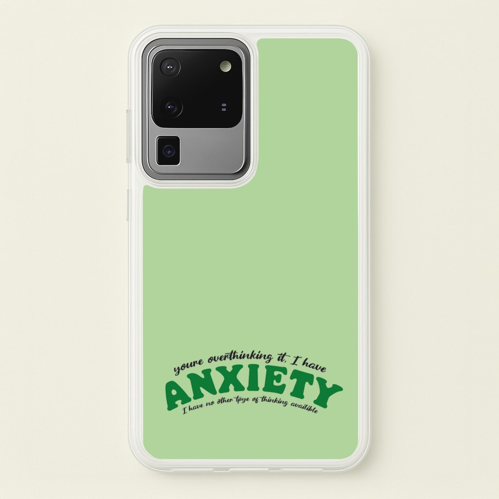 You're Overthinking It - BookTok Phone Case for Galaxy S20 Ultra
