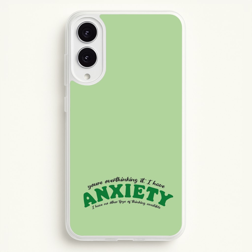 You're Overthinking It - BookTok Phone Case for Galaxy S25 Edge