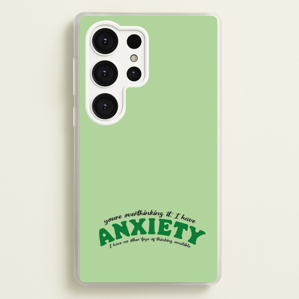 You're Overthinking It - BookTok Phone Case for Galaxy S25 Ultra