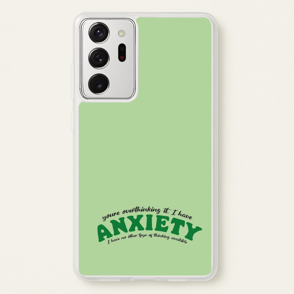 You're Overthinking It - BookTok Phone Case for Galaxy Note 20 Ultra