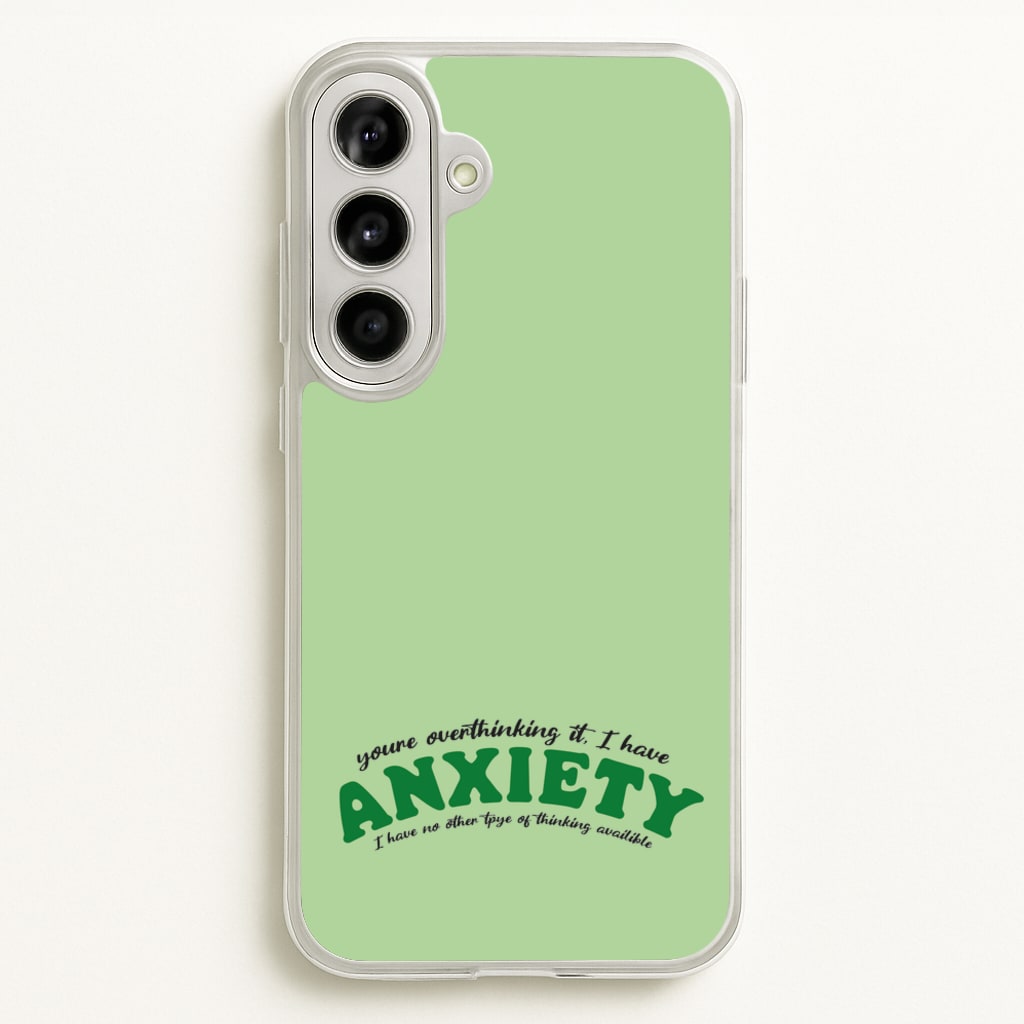 You're Overthinking It - BookTok Phone Case for Galaxy A56