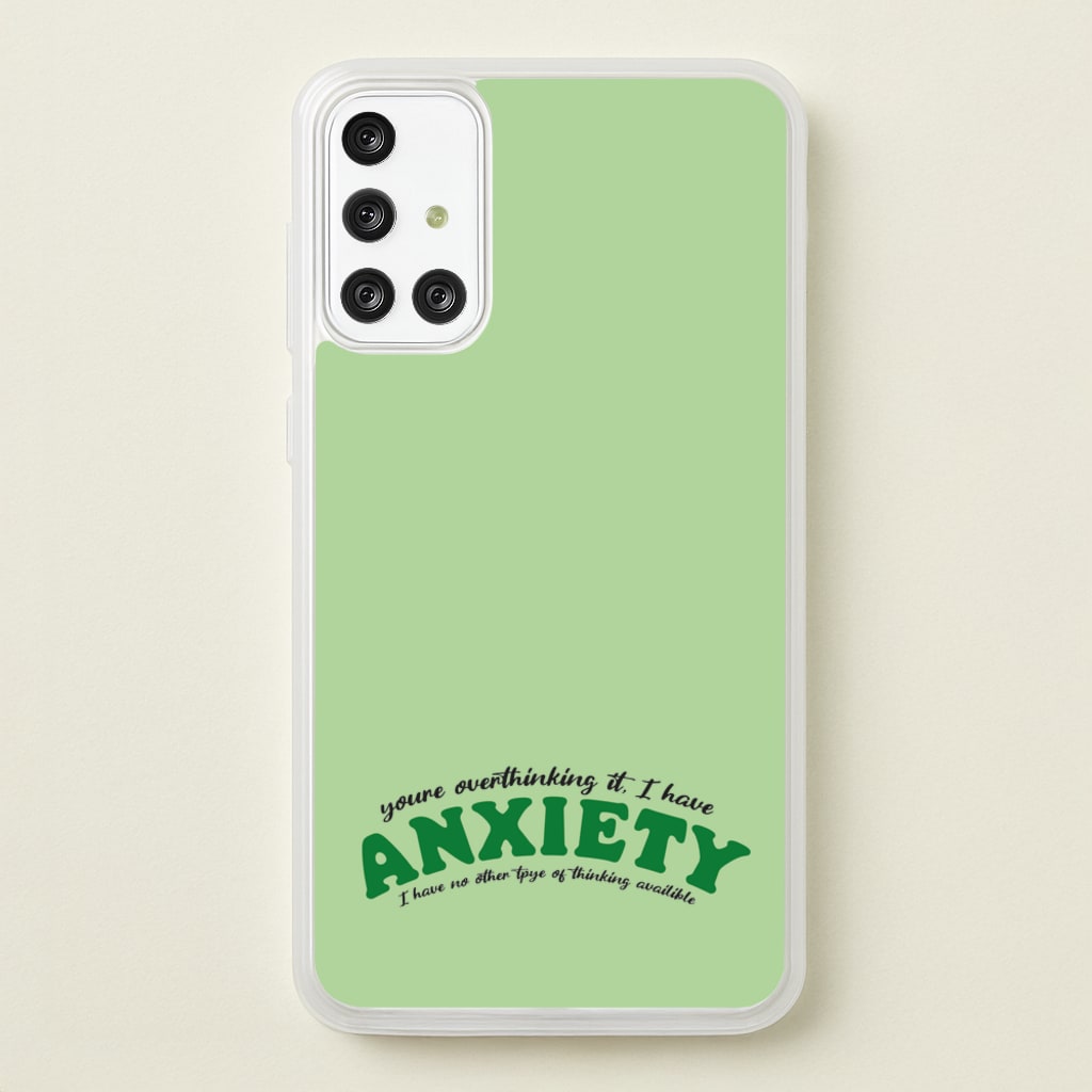 You're Overthinking It - BookTok Phone Case for Galaxy A71