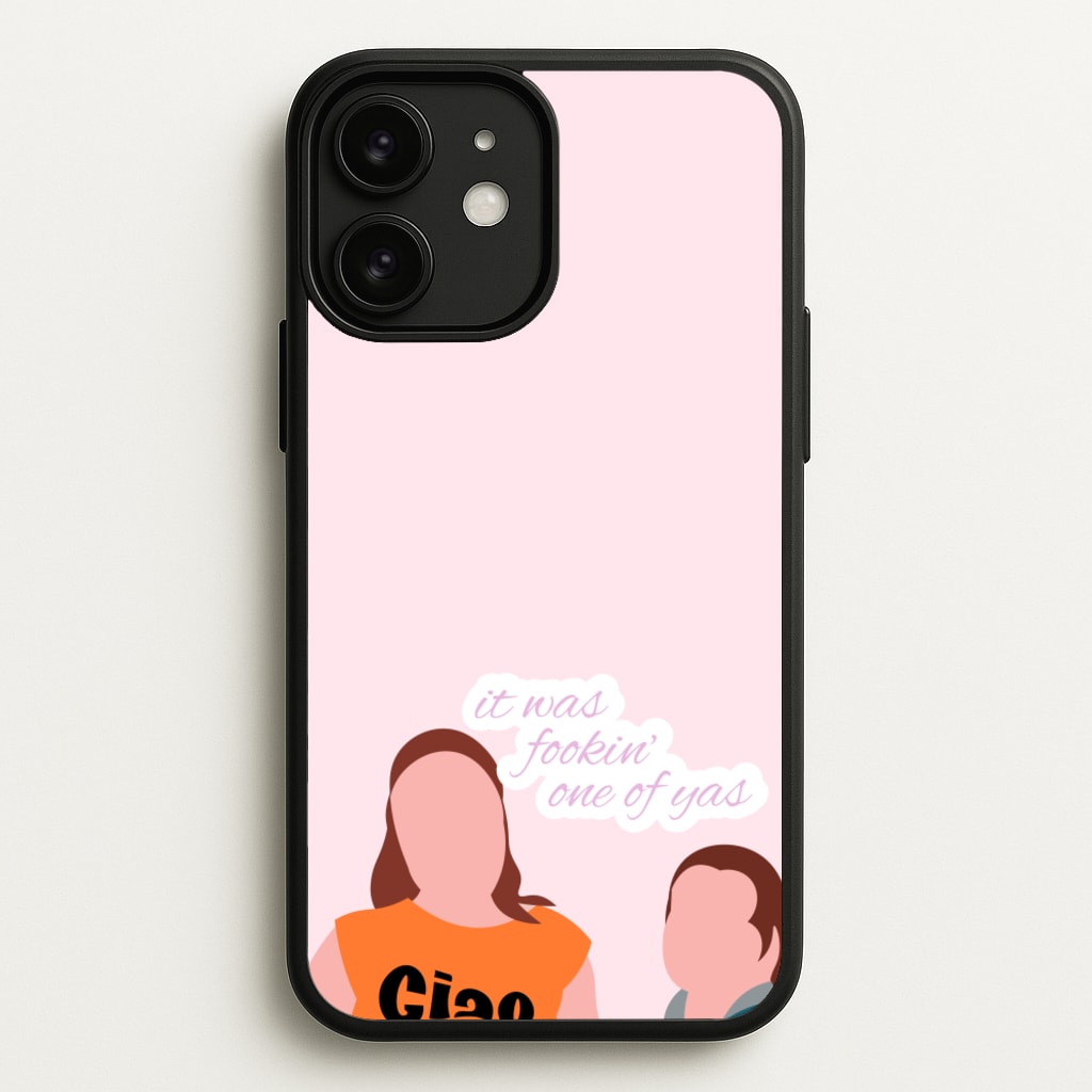It Was Fookin' One Of Yas - British Pop Culture - British Pop Culture Phone Case for iPhone 11