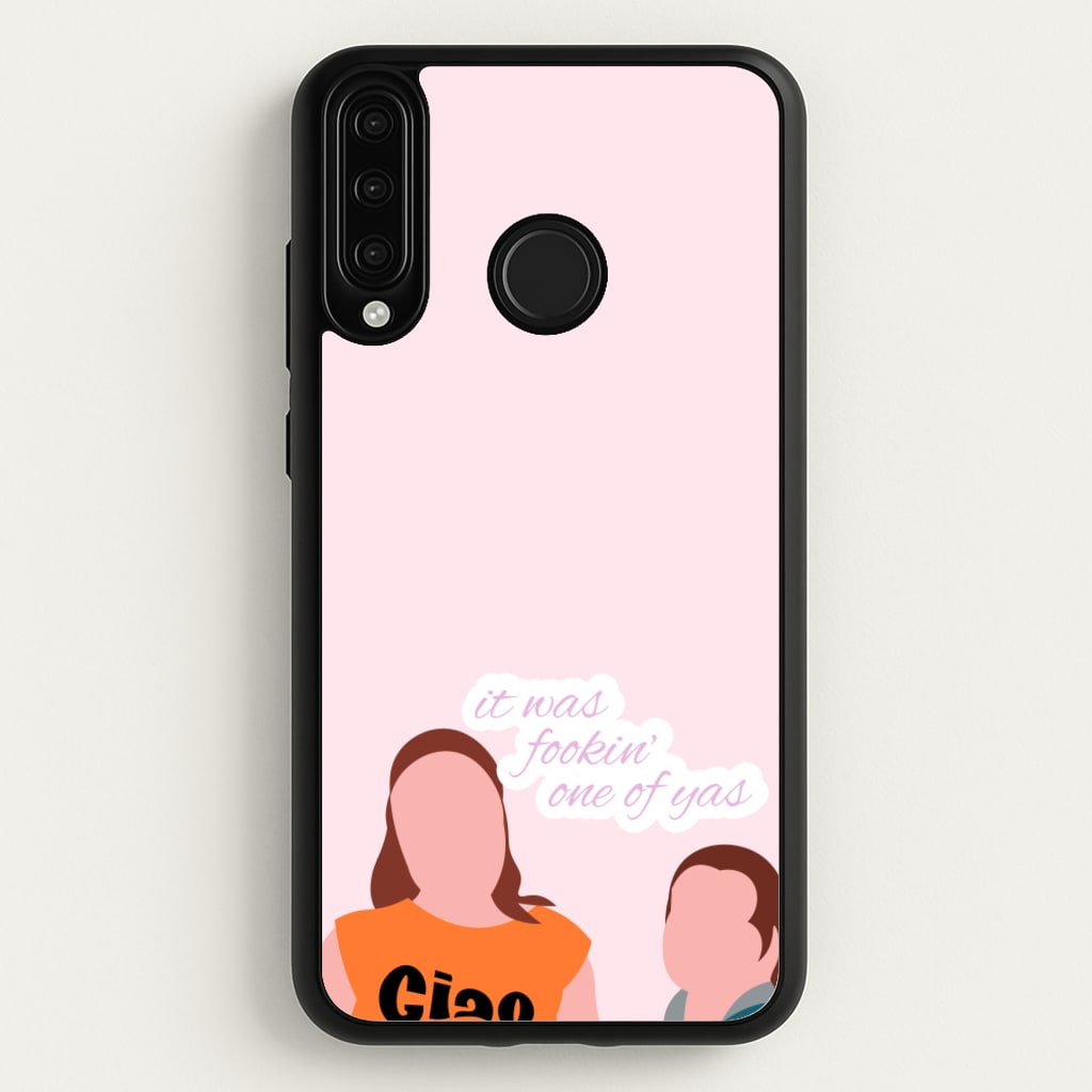 It Was Fookin' One Of Yas - British Pop Culture - British Pop Culture Phone Case for Huawei P30 Lite