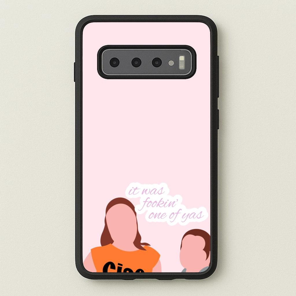 It Was Fookin' One Of Yas - British Pop Culture - British Pop Culture Phone Case for Galaxy S10 Plus