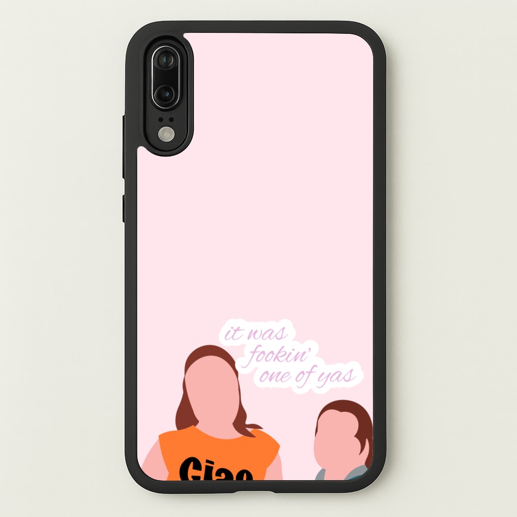 It Was Fookin' One Of Yas - British Pop Culture - British Pop Culture Phone Case for Huawei P20
