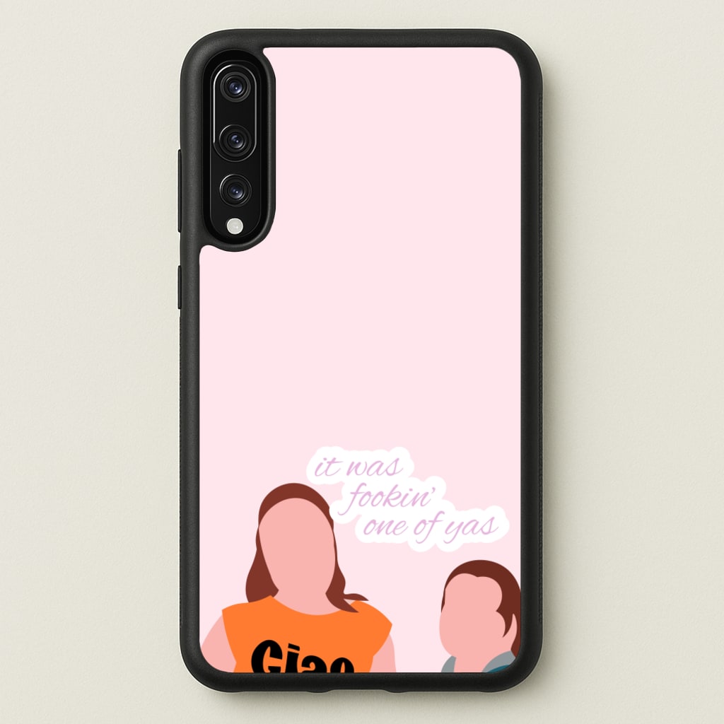It Was Fookin' One Of Yas - British Pop Culture - British Pop Culture Phone Case for Huawei P20 Pro
