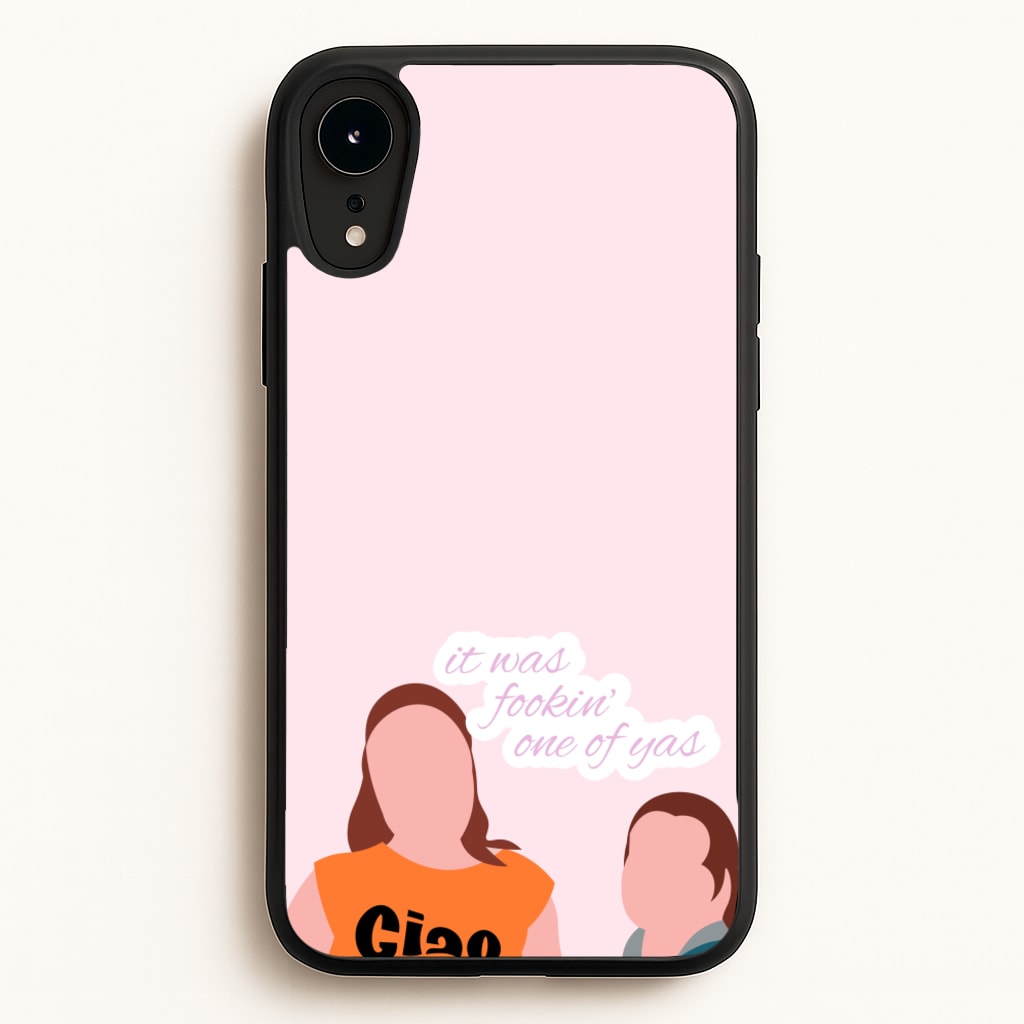 It Was Fookin' One Of Yas - British Pop Culture - British Pop Culture Phone Case for iPhone XR