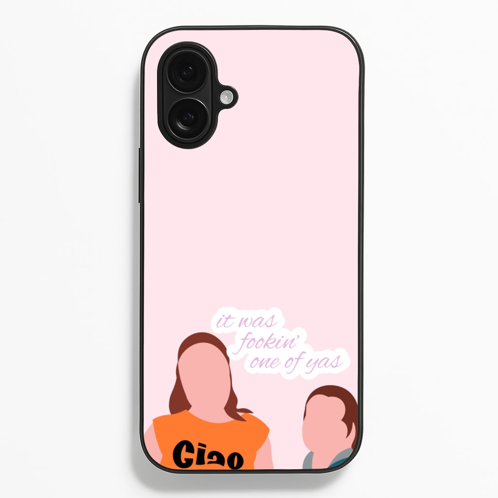 It Was Fookin' One Of Yas - British Pop Culture - British Pop Culture Phone Case for iPhone 16 Plus