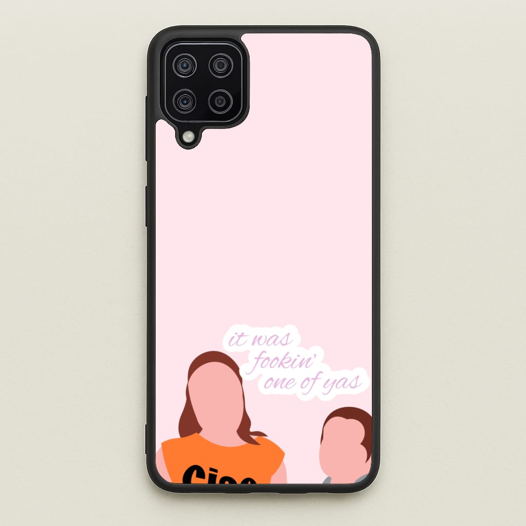 It Was Fookin' One Of Yas - British Pop Culture - British Pop Culture Phone Case for Galaxy A12
