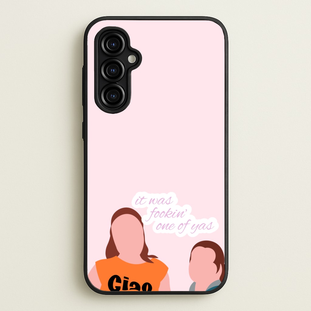 It Was Fookin' One Of Yas - British Pop Culture - British Pop Culture Phone Case for Galaxy A54